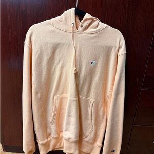 Champion Men's Light Orange Hoodie